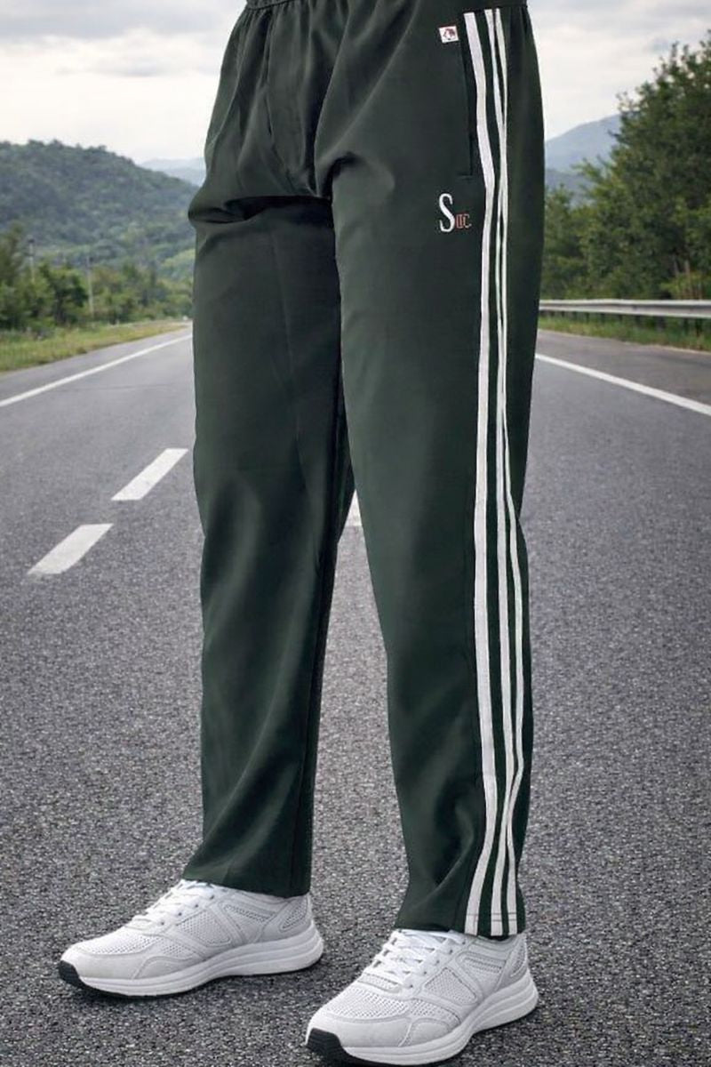 Men’s Classic Three-Stripe Sports Track Pants