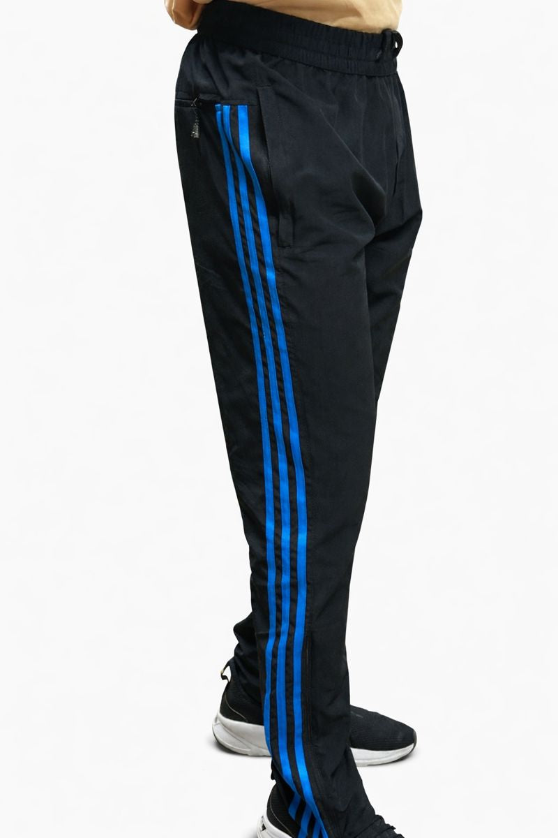 Urban Stripe Active Track Pants| Blue